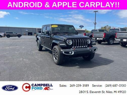 Black Clearcoat 2020 Jeep Gladiator Overland