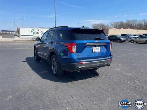 Atlas Blue Metallic 2023 Ford Explorer XLT