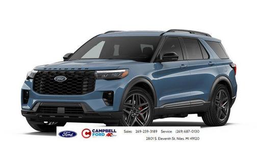 Vapor Blue 2026 Ford Explorer ST-Line