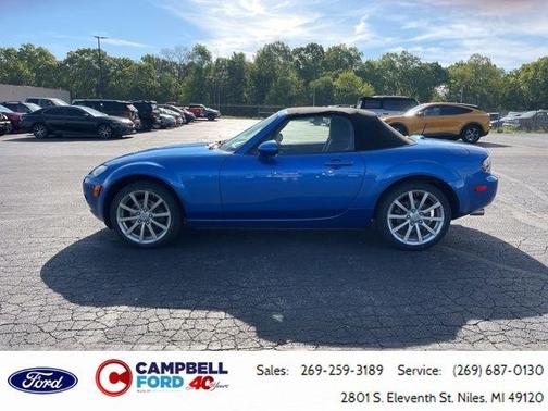 Winning Blue Metallic 2006 Mazda MX-5 Miata Grand Touring