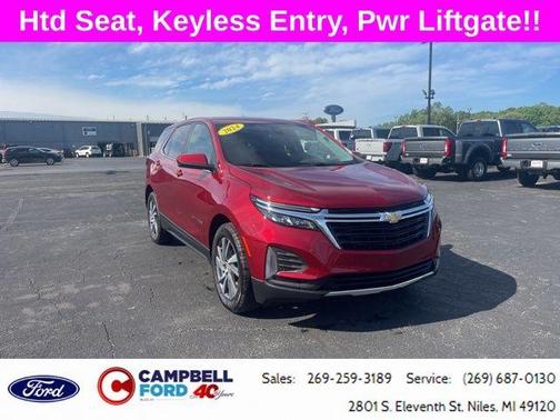 Radiant Red 2024 Chevrolet Equinox LT