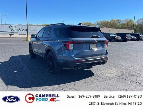 Vapor Blue 2025 Ford Explorer ST