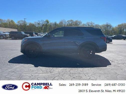 Vapor Blue 2025 Ford Explorer ST