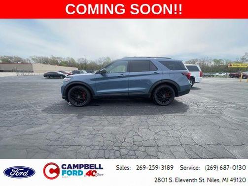 Vapor Blue 2025 Ford Explorer ST