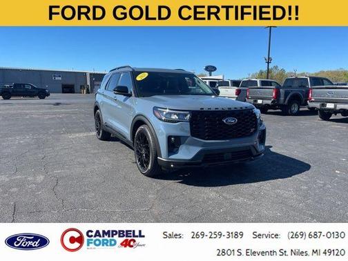 Vapor Blue 2025 Ford Explorer ST