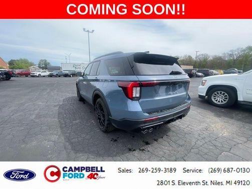 Vapor Blue 2025 Ford Explorer ST