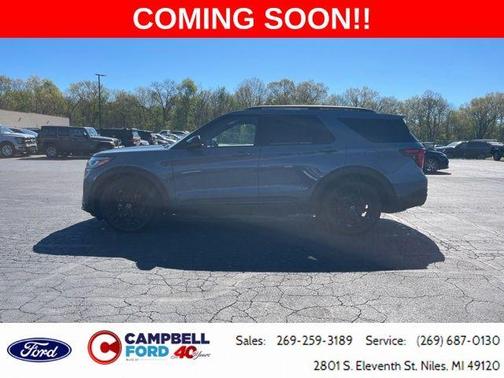 Vapor Blue 2025 Ford Explorer ST