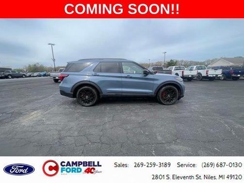 Vapor Blue 2025 Ford Explorer ST