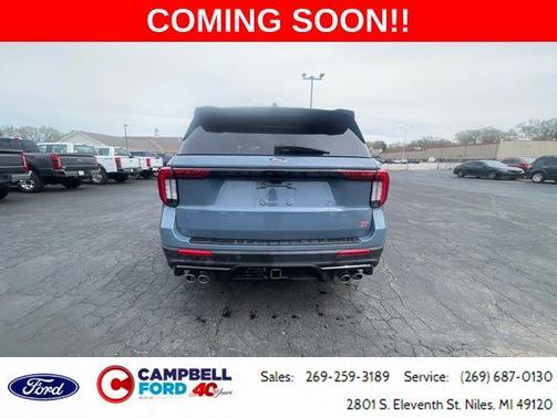 Vapor Blue 2025 Ford Explorer ST