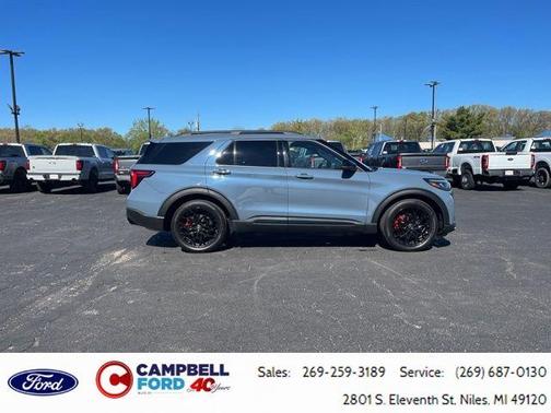 Vapor Blue 2025 Ford Explorer ST