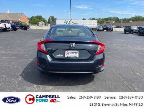 Blue 2018 Honda Civic LX