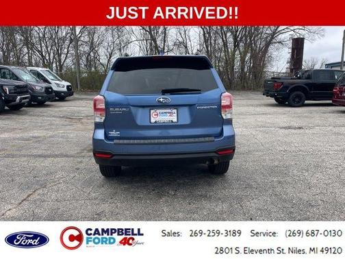 Quartz Blue Pearl 2018 Subaru Forester 2.5i Premium