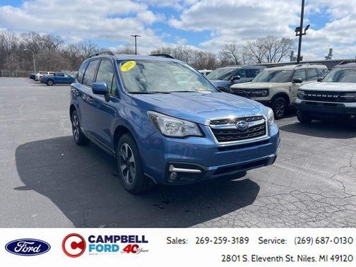 Quartz Blue Pearl 2018 Subaru Forester 2.5i Premium