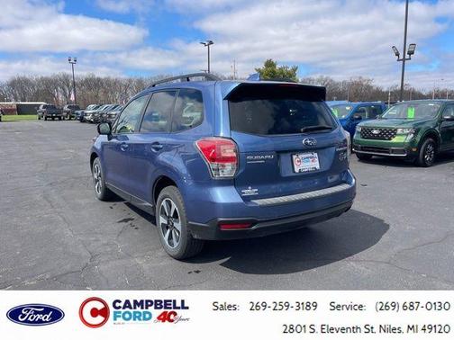Quartz Blue Pearl 2018 Subaru Forester 2.5i Premium
