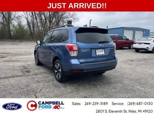 Quartz Blue Pearl 2018 Subaru Forester 2.5i Premium