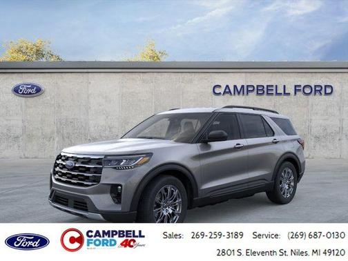 Gray Metallic 2026 Ford Explorer Active