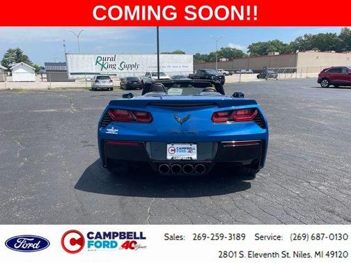 Laguna Blue 2015 Chevrolet Corvette Stingray