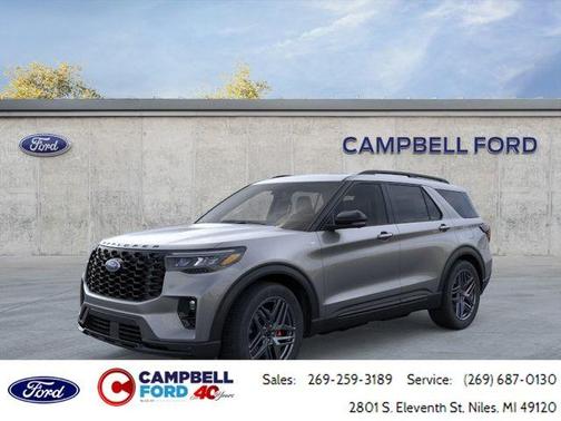 Gray 2026 Ford Explorer ST-Line