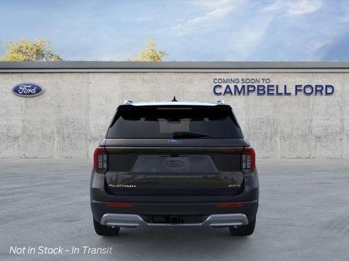 Agate Black Metallic 2026 Ford Explorer Platinum
