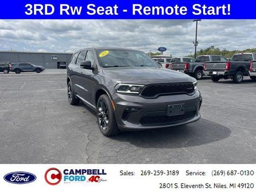 Granite Clearcoat Metallic 2021 Dodge Durango GT