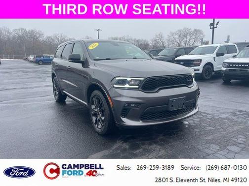 Granite Clearcoat Metallic 2021 Dodge Durango GT
