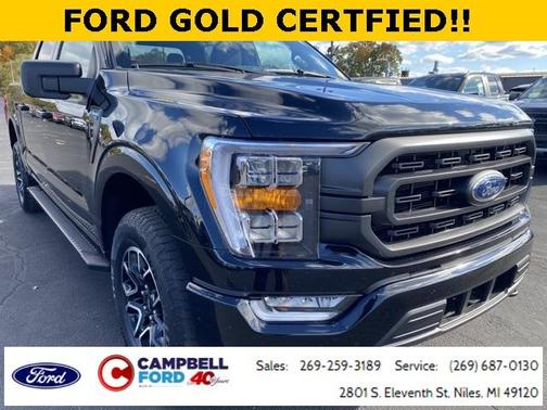 Agate Black Metallic 2023 Ford F-150 XLT Truck