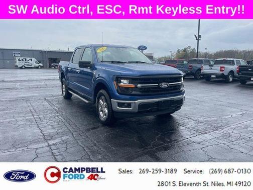 Blue Metallic 2025 Ford F-150 XLT
