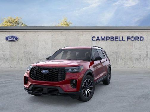 Red Metallic 2026 Ford Explorer ST-Line