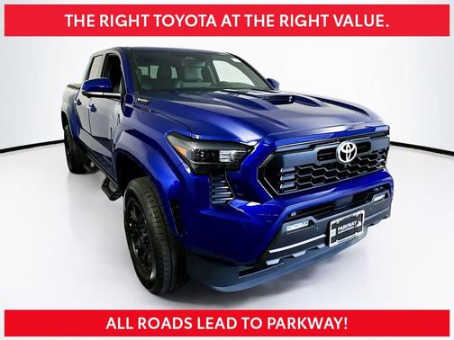 Blue 2025 Toyota Tacoma Hybrid TRD Sport