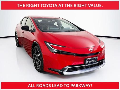 Red 2024 Toyota Prius Prime XSE Premium