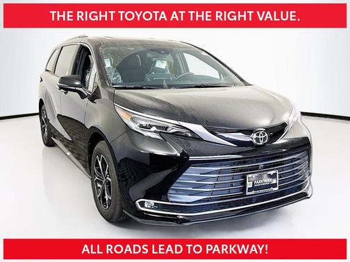 Midnight Black 2026 Toyota Sienna Platinum