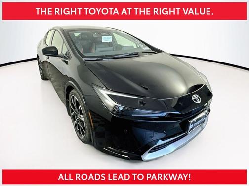 Midnight Black Metallic 2025 Toyota Prius Plug-In Hybrid XSE