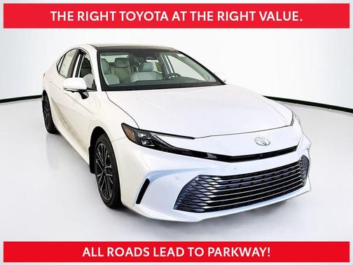 White 2026 Toyota Camry XLE