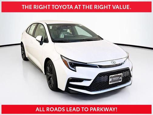 White 2026 Toyota Corolla SE