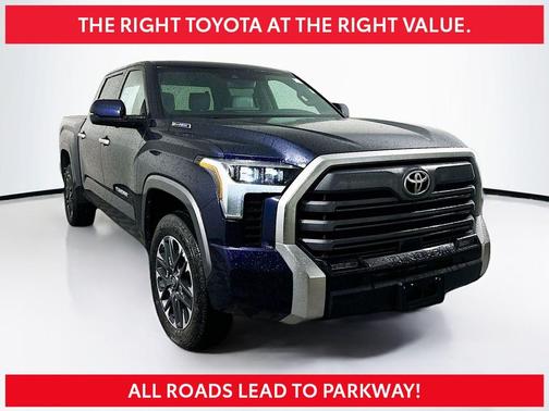 Blue 2025 Toyota Tundra Hybrid Limited