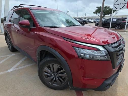 Scarlet Ember 2024 Nissan Pathfinder SV