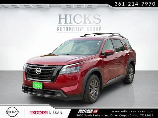 Scarlet Ember 2024 Nissan Pathfinder SV