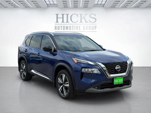 Blue / Black 2021 Nissan Rogue SL