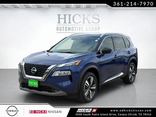 Blue / Black 2021 Nissan Rogue SL
