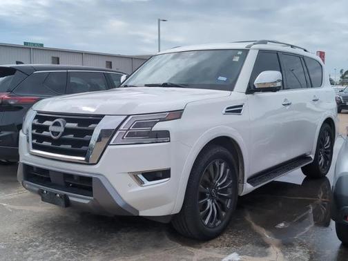 Aspen White 2023 Nissan Armada Platinum