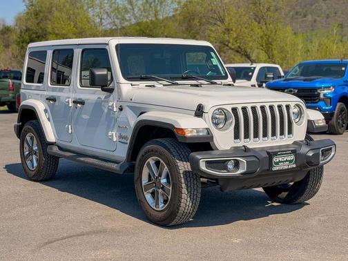 White 2022 Jeep Wrangler Unlimited Sahara