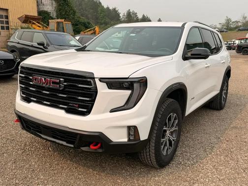 White 2026 GMC Acadia AT4 AWD