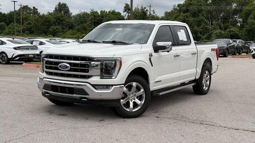 Star White Metallic Tri-Coat 2021 Ford F-150 Lariat
