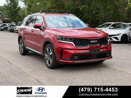 Runway Red 2022 Kia Sorento Plug-In Hybrid SX Prestige