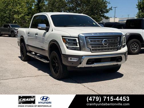 Pearl White 2020 Nissan Titan Platinum Reserve