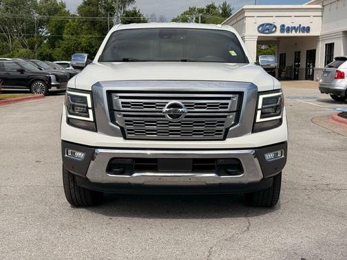 Pearl White 2020 Nissan Titan Platinum Reserve