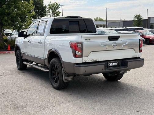 Pearl White 2020 Nissan Titan Platinum Reserve