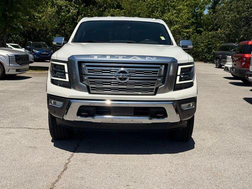 Pearl White 2020 Nissan Titan Platinum Reserve