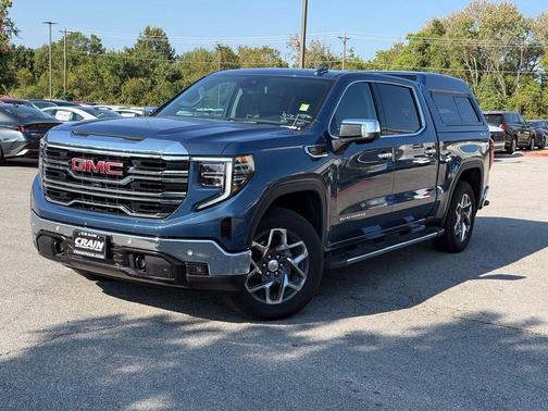 Downpour Metallic 2024 GMC Sierra 1500 SLT