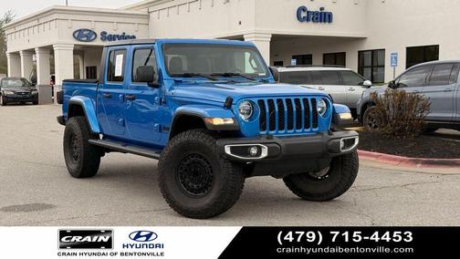 Hydro Blue Pearlcoat 2021 Jeep Gladiator Sport S